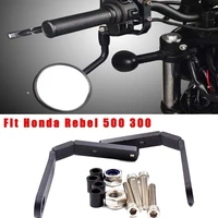 motorcycle handlebar rearview mirror bracket side light spotlight bracket suitable for honda cmx rebel 500 300 2020 2021