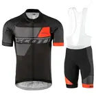 Костюм горный мужской дышащий с коротким рукавом, майка из дышащей ткани для езды на велосипеде, одежда для улицы, черный белый красный