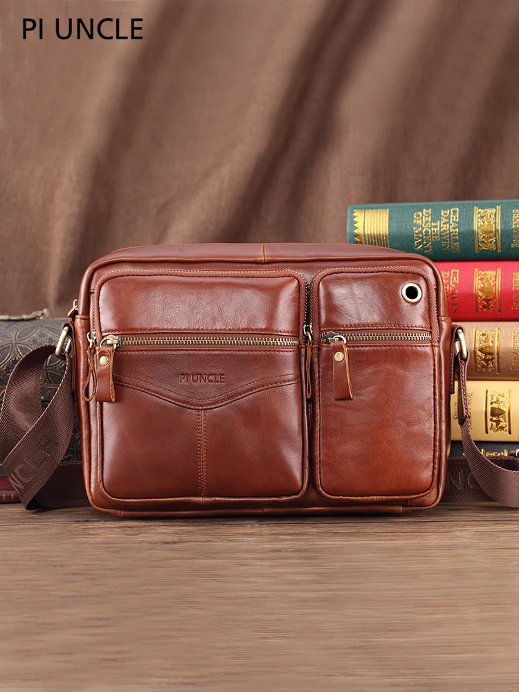Мужская сумка на плечо из натуральной кожи для Ipad 100% дюйма| |
