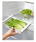 Регулируемый ящик для хранения в холодильнике, растягивающийся органайзер для холодильника ящик, лоток для хранения продуктов органайзер для фруктов, кухонные принадлежности