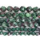 Большие искусственные бусины, рубин в эпидоте, кварцевые круглые бусины россыпью, аксессуары для браслетов, 6810 мм