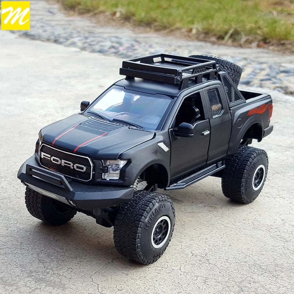 

Модель автомобиля Ford Raptor F150 четырехколесная из сплава, 1:32
