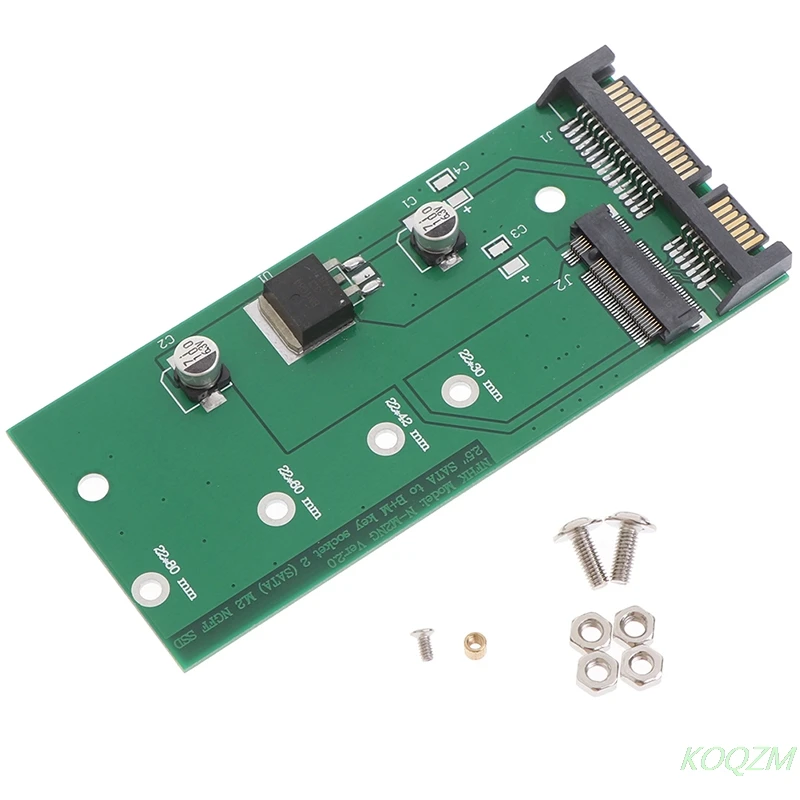 

New Ngff ( M2 ) Ssd To 2.5 Inch Sata Adapter M.2 Ngff Ssd To Sata3 Convert Card