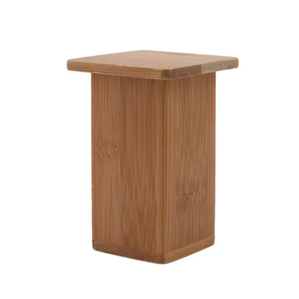 Новинка 3 3*1 4 дюймов бамбуковая коробка для зубочисток с квадратной