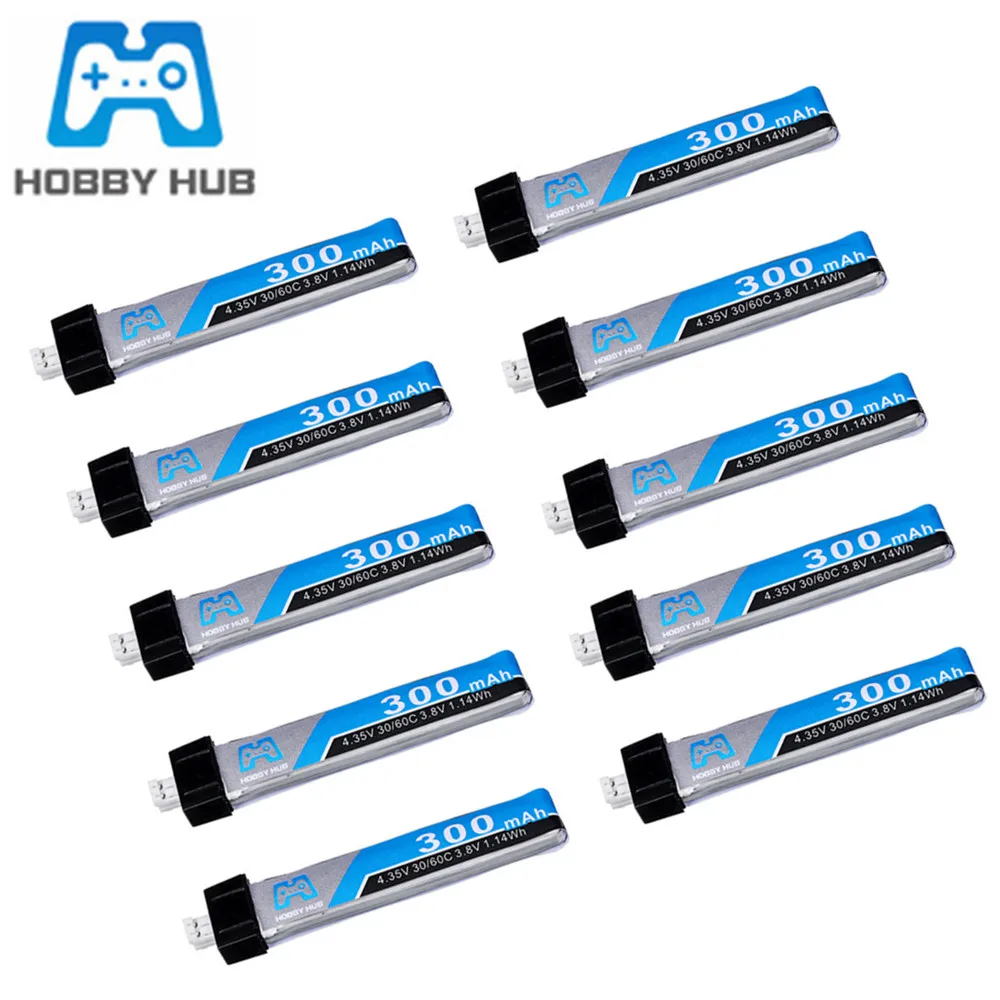 1s 3 8 V 300mAh 30C 4 35 FPV Lipo батарея PH2.0 Разъем для RC Racing Drone запасные части