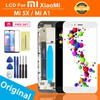 100% протестированный Оригинальный ЖК-дисплей 5,5 ''для Xiaomi Mi A1, ЖК-дисплей с сенсорным экраном и дигитайзером в сборе для Mi 5x, ЖК-дисплей с рамкой