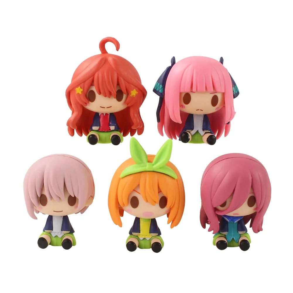 5 шт./компл. см аниме Прекрасная пятиконечная фигурка Накано ичика Нино йоцуба