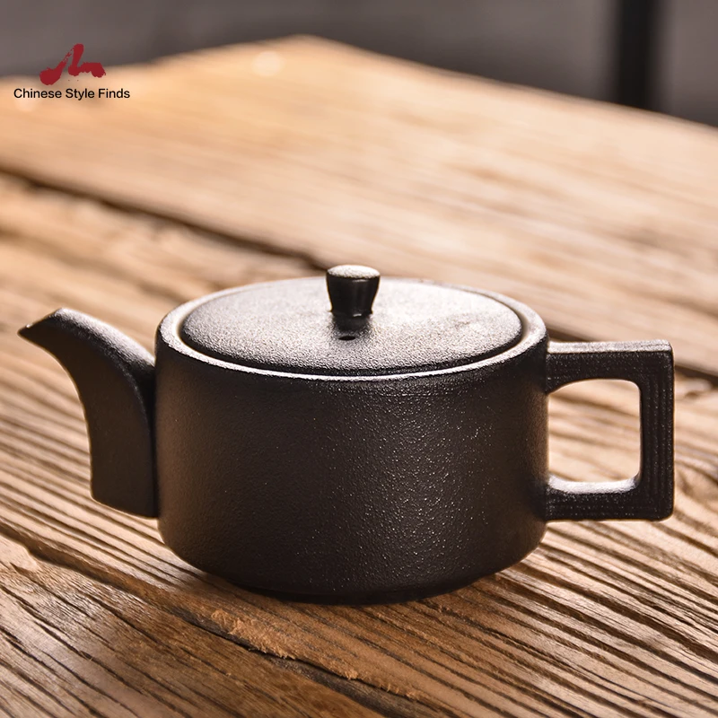 Черный оригинальный чайный набор чайник китайский 200 мл|Заварники| |
