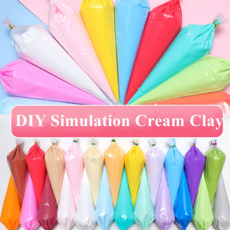 

7 Colors DIY Plasticine Chocolate Cake Fimo Soft Clay Kids Toys & Games Polymer Modelling Cheap Clay Dough Mold Set