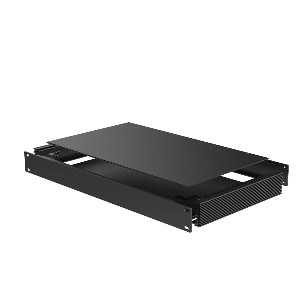 19inch Electrical Rack Chissis Extruded Aluminum Enclosure Cnc Box Custom Service C01A | Wire Junction Boxes