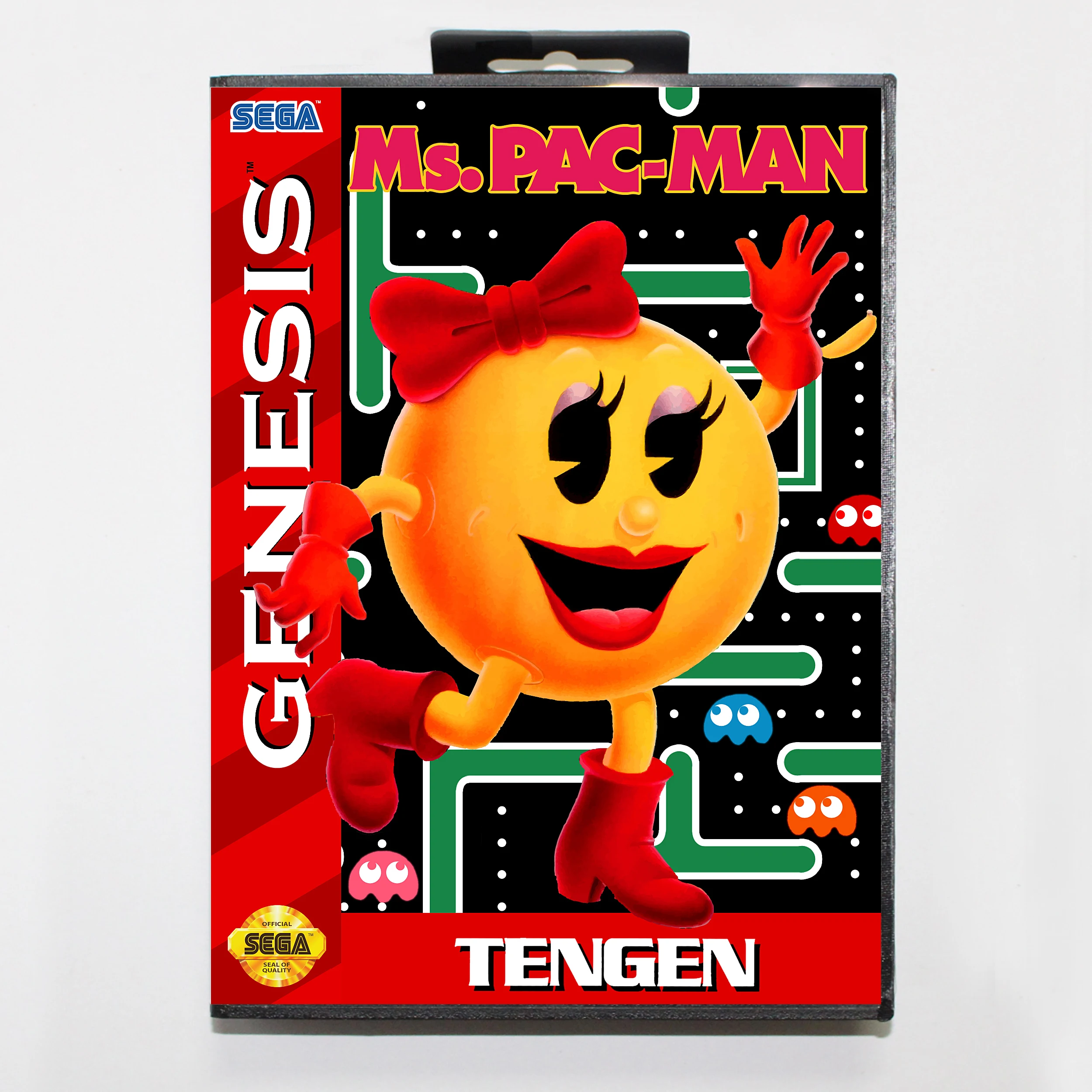 

Игровая карта Ms. Pac-Man 16bit MD для Sega Mega Drive/ Genesis в розничной коробке