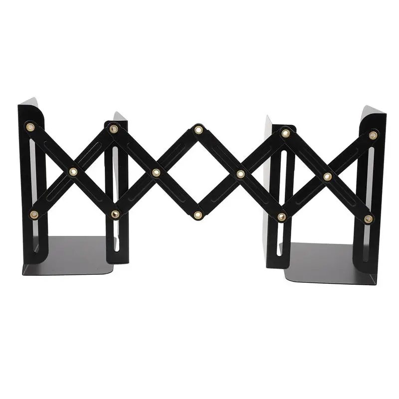 

1 шт. креативный книжный конец, практичный органайзер для книг, книжная полка, Офисная Книжная подставка (черный) для дома