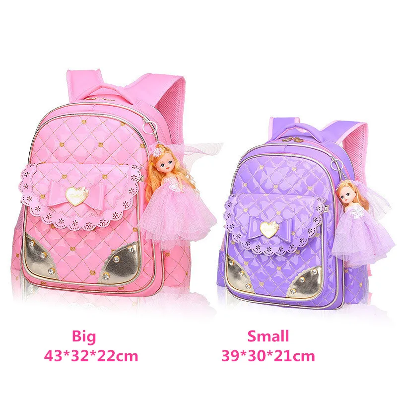 Милые школьные сумки с бантом для девочек детские рюкзаки учеников начальной