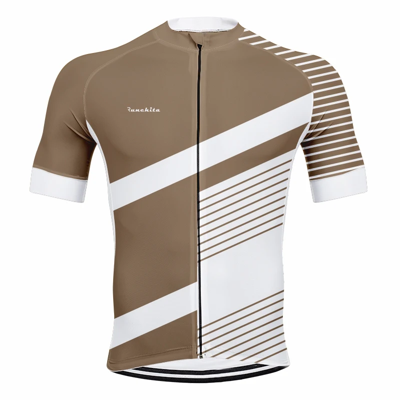 RUNCHITA Лето короткий рукав Pro Team Велоспорт Джерси Bycicle одежда Ropa Ciclismo мужская