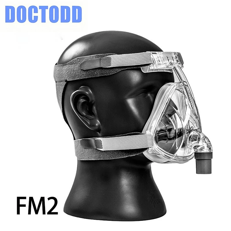 DOCTODDD BMC полная маска для лица защиты от храпа CPAP BiPAP силиконовый гель материал