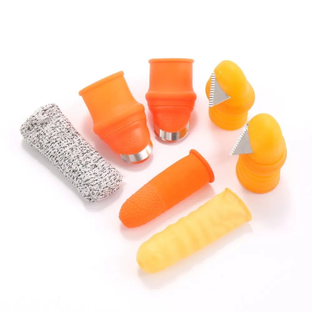 Садовая ферма пила для фруктов овощей нож подрезки пальцев силиконовые перчатки