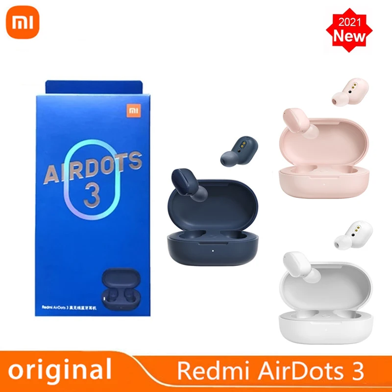 

TWS-стереонаушники Xiaomi Redmi AirDots 3 с поддержкой Bluetooth и микрофоном