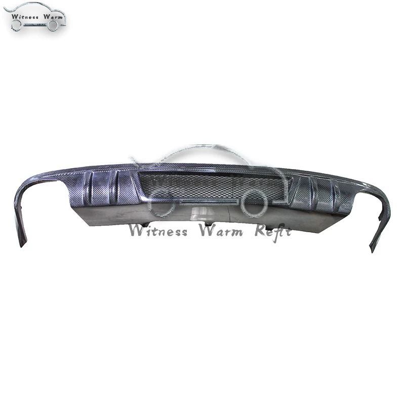 Для A5 диффузор из углеродного волокна губа на задний бампер спойлер для Audi