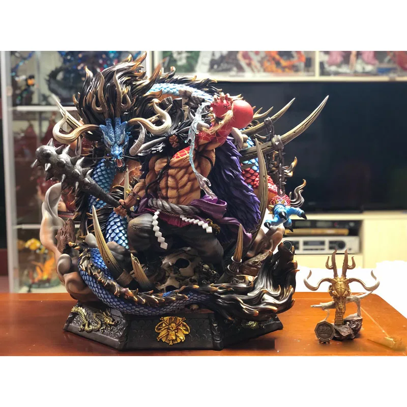 ONE PIECE Statue The Straw Hat Pirates Bust Three kind of KAIDO Full-Length Dragon Form KAIDO GK Action Figure Toy BOX