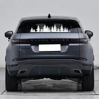 car styling forest mountain diy car stickers window body sticker universal tree custom vinyl decal auto decal blackwhite