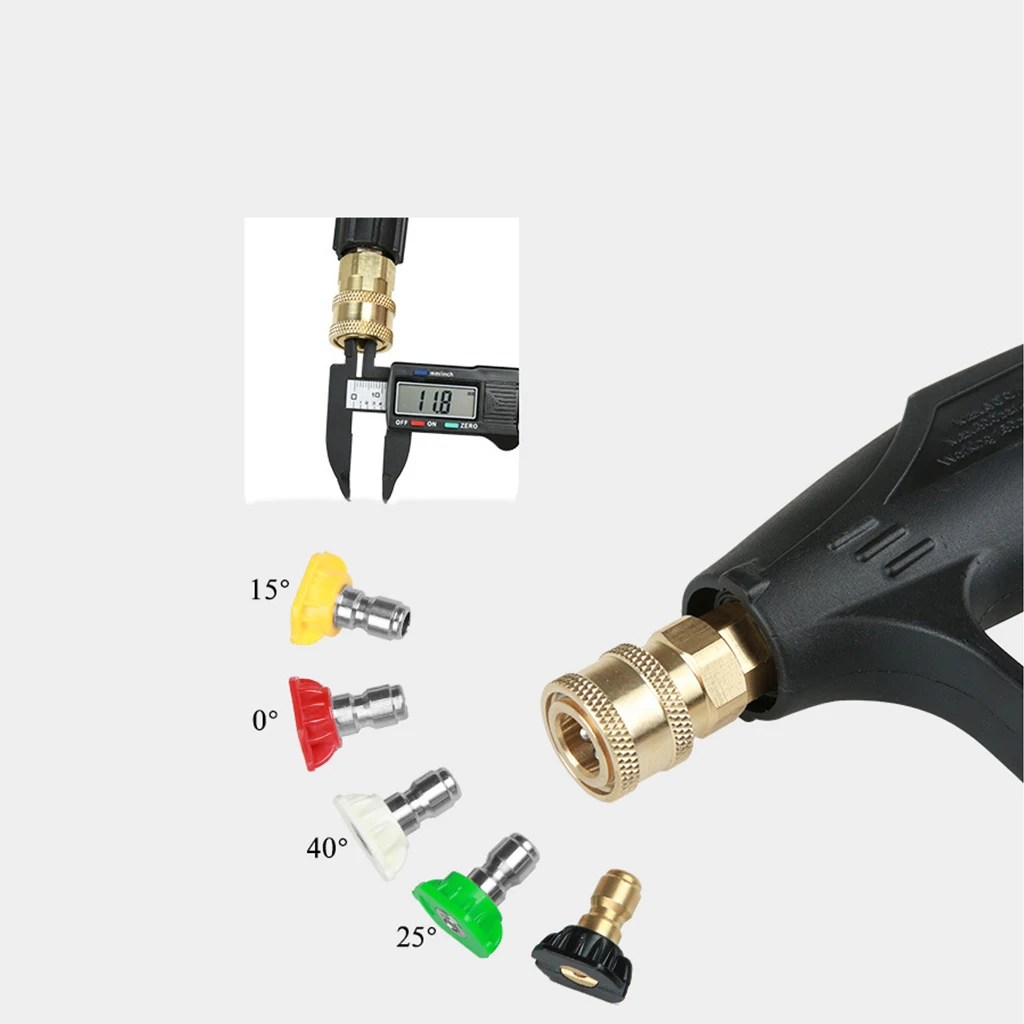 Пенная насадка пенораспылитель для шлангов моек высокого давления Bosch Interskol Nilfisk