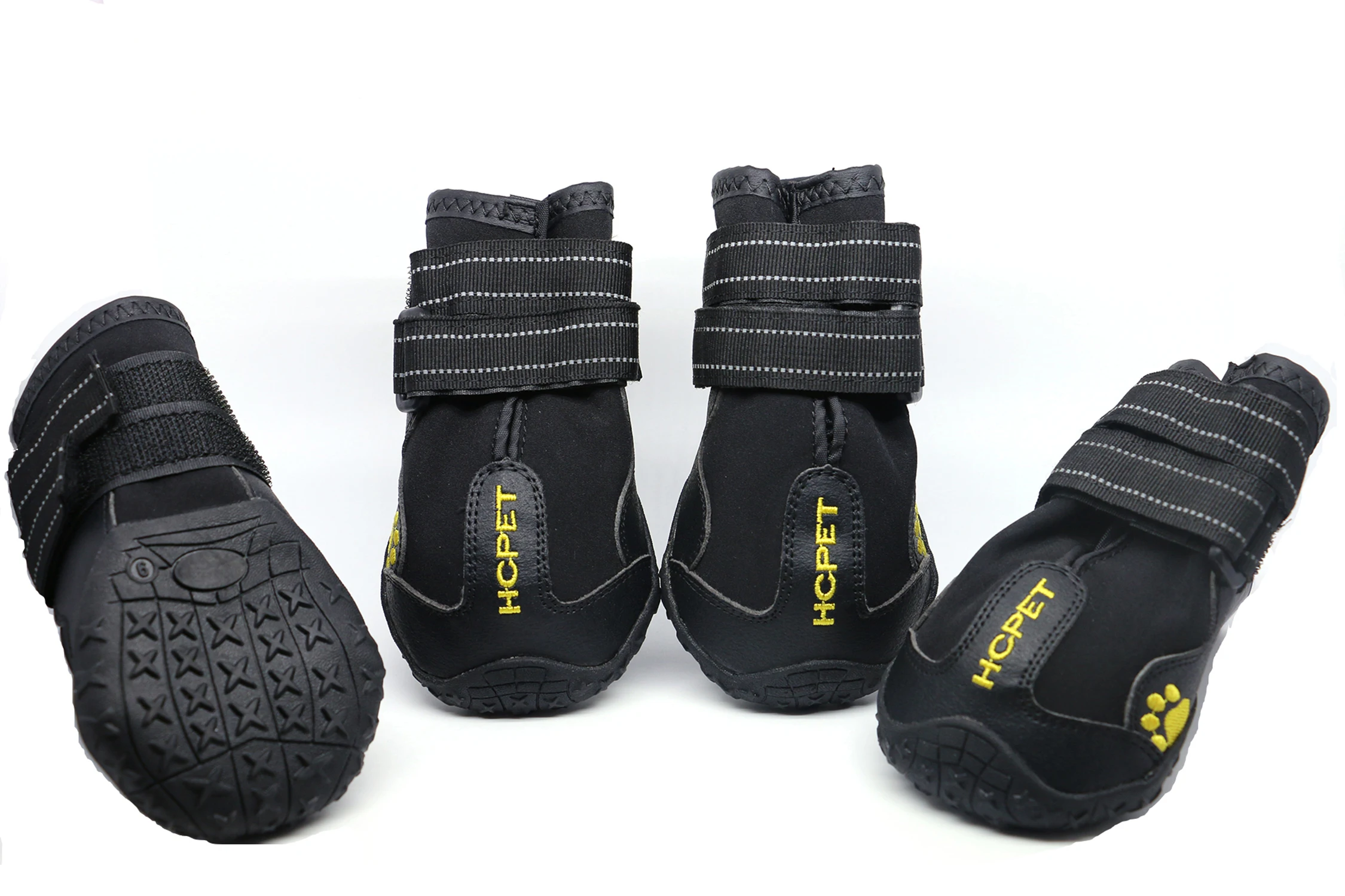 Непромокаемые сапоги для собак средних и больших размеров с отражающей липучкой