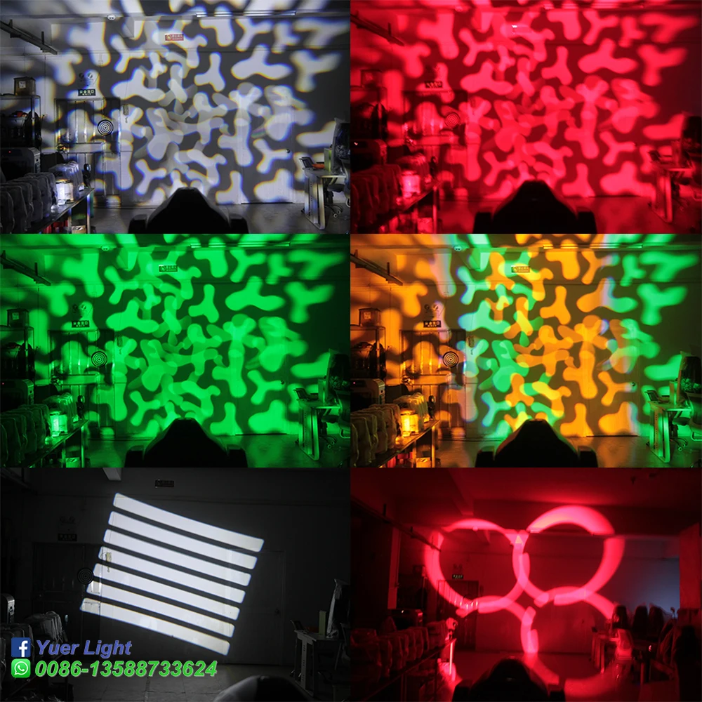 4 шт./партия Zoom Moving Head 200 Вт электронные пятна 3в1 сценическое освещение DMX512 Радужный эффект для DJ Дискотека, ночной клуб свадебный свет