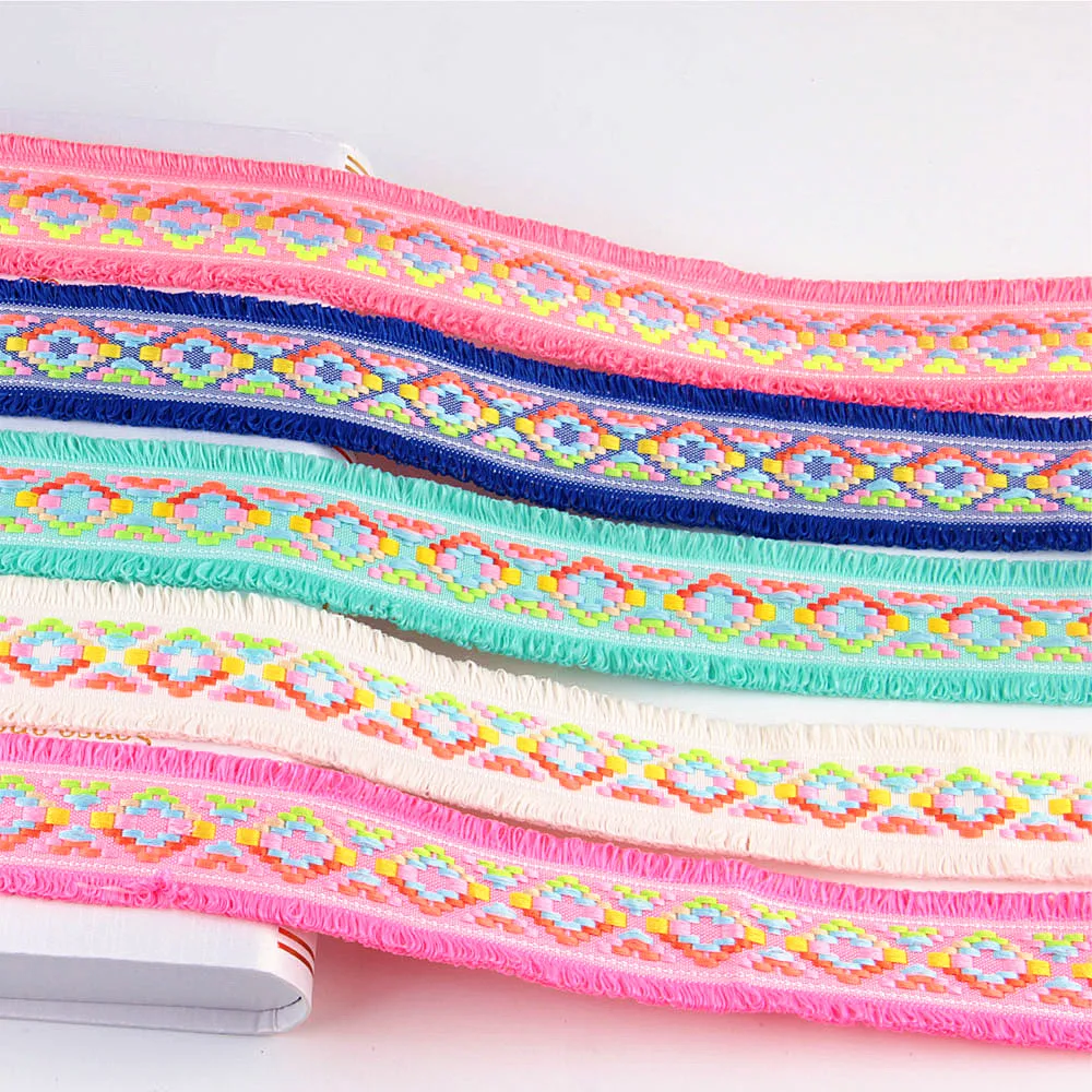 Хлопковая кружевная лента с кисточками аксессуары для шитья 4 5 см бейка бахромой