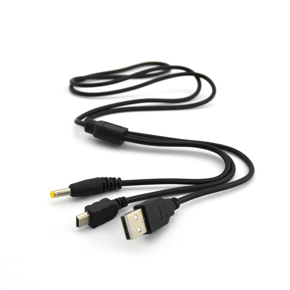 

10 pcs 2 in 1 USB 2.0 Data Transfer Sync Charge Cable Cord for Sony For PSP 2000 3000 Game Console