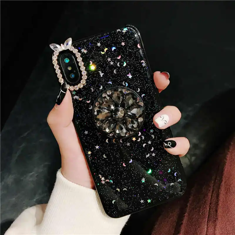 6 Блестящий Мягкий чехол со звездами и Луной для huawei P30 P20 Lite Pro Nova 3 3i 2S 3e 4 Honor V10 mate 9 10 20 Pro P10 Plus, чехол для Honor 10 - Цвет: 6