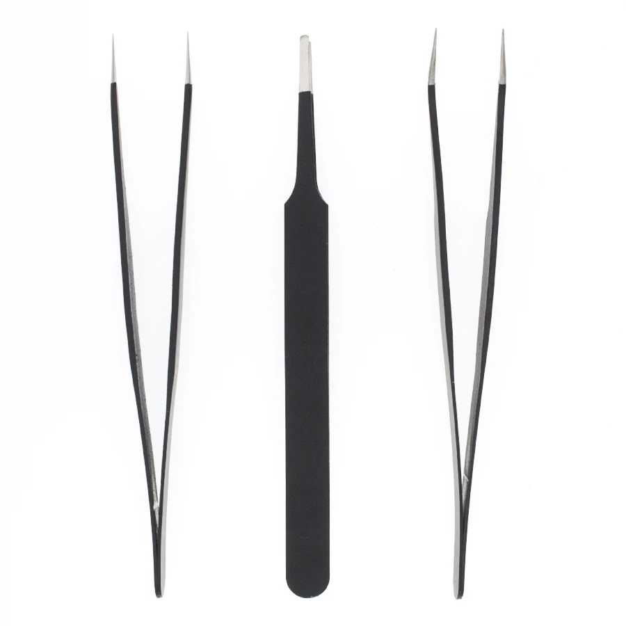 Набор пинцетов 1 5 мм набор антистатических из нержавеющей стали инструменты для