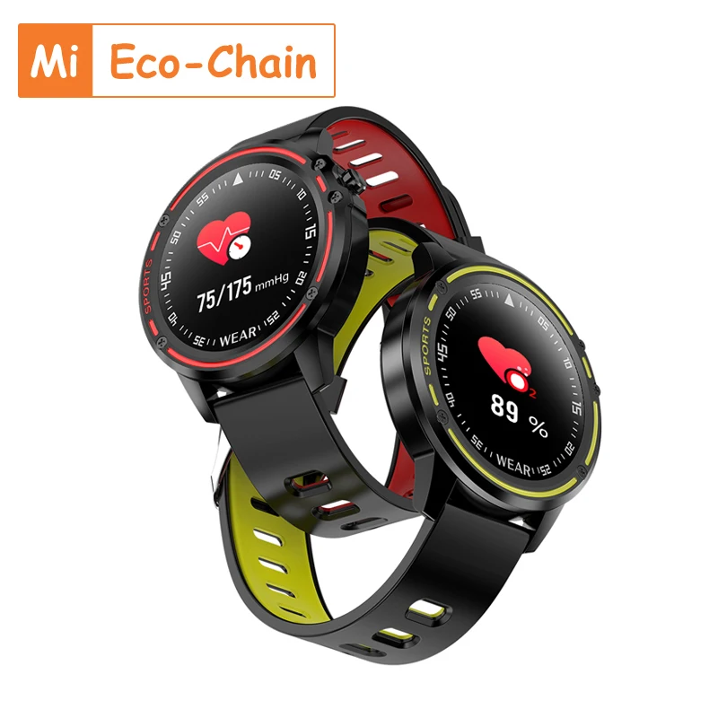 Смарт часы Mi Eco Chain L8 с мониторингом сердечного ритма и ЭКГ автономный платеж
