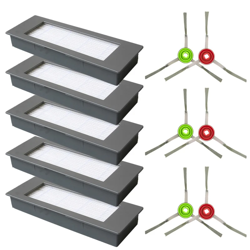 

Бытовые фильтры для поставки боковым щеткам обеспечен Набор Для Ecovacs Deebot Ozmo 900 DN5G пылесос Замена домашние Угловые Щетка Фильтр