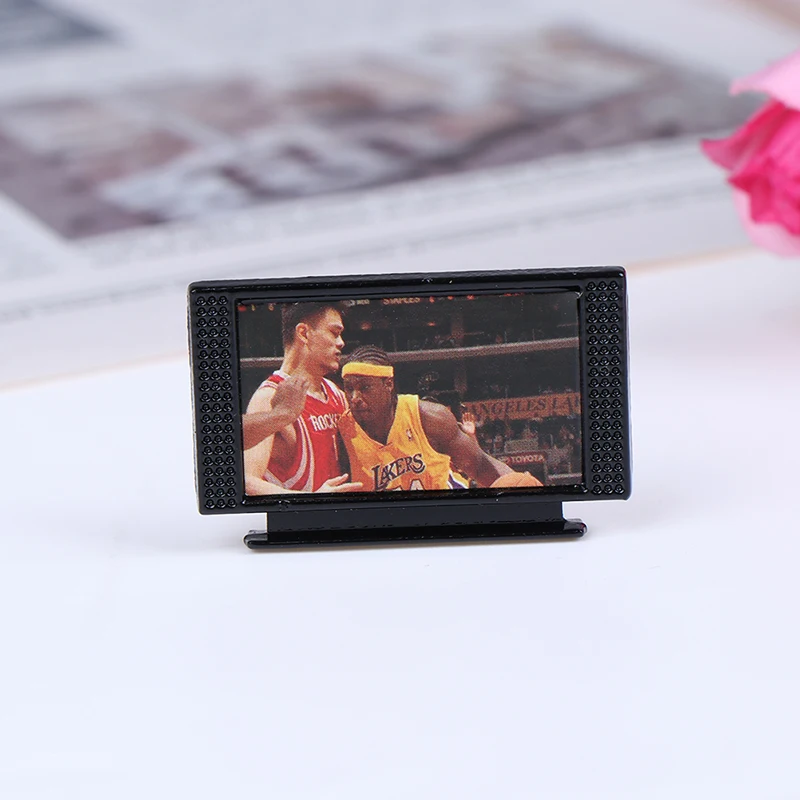 1 комплект ЖК дисплей ТВ моделирование миниатюрная мебель кукольный дом 1: 12