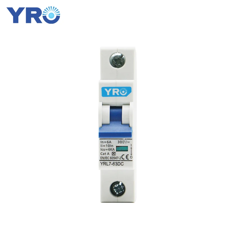 1P DC 300V Solar Mini Breaker 6A 10A 16A 20A 25A 32A 40A 50A 63A MCB для фотоэлектрической системы |