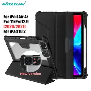 Смарт-чехол Nillkin из искусственной кожи для iPad Air 4, Air, 2019, Pro, 10,5, 201710, 2, 2021, Mini, 4, Pro, 11, 2021, Pro, 12,9, 20202021