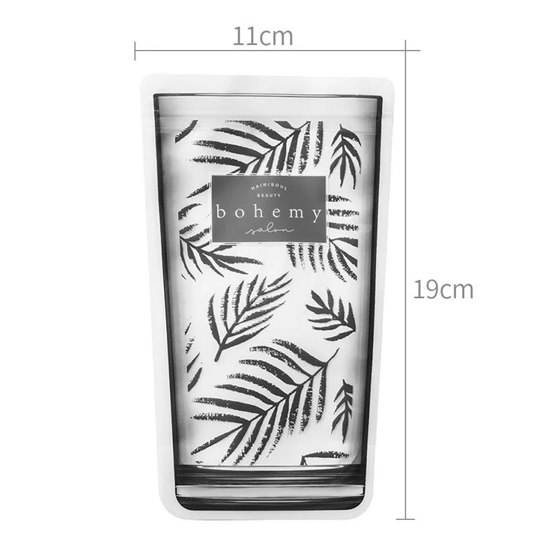 4 шт. многоразовый пакет на молнии портативный прозрачный пластиковый для конфет