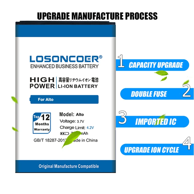 LOSONCOER новые 3100 мАч Alto Аккумуляторы для телефонов Explay батареи|battery for|phone batterybattery for