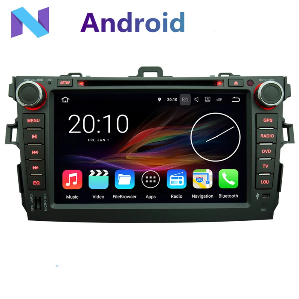PX6 4G + 64G для Toyota Corolla 2006-2011 Android 10 GPS-навигация Радио авто беспроводной Carplay Bluetooth 5 0