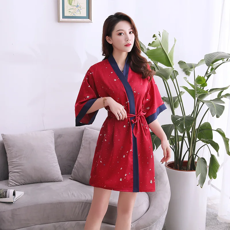 

Халат-кимоно Женский Летний с рукавом до локтя