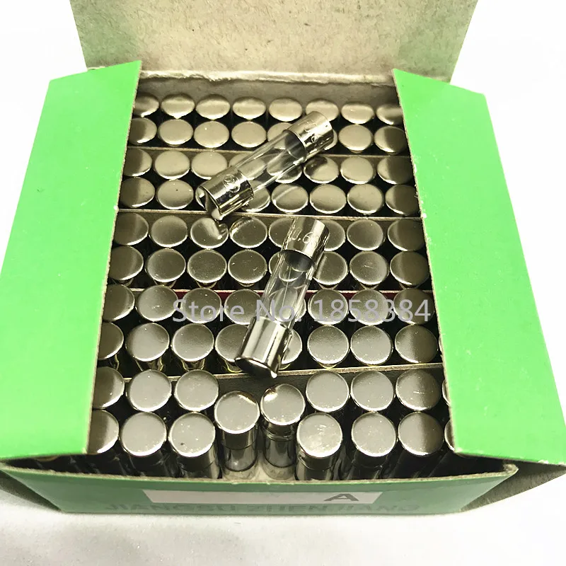 100 шт./лот F630mA/T630mA 250 в 5x20 мм медленно выдуваемый стеклянный трубчатый