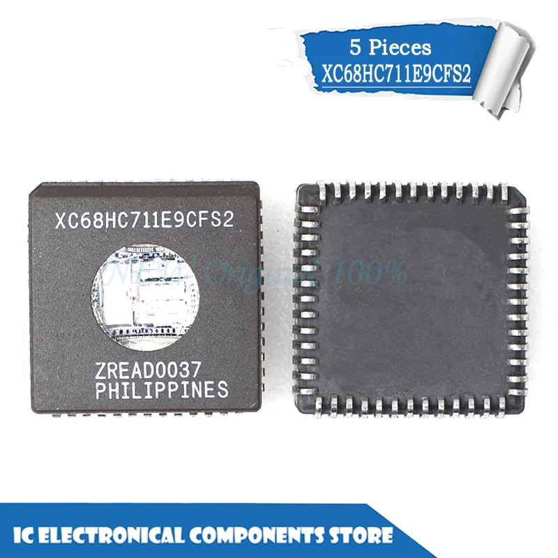 

New original XC68HC711E9CFS2 PLCC-52 5pcs/lot