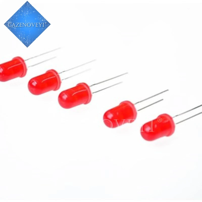 

100pcs/lot Red light-emitting Red turn Red 5mm led
