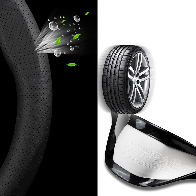 Для Chevrolet TRAX углеродное волокно + воловья кожа роскошные аксессуары для стайлинга