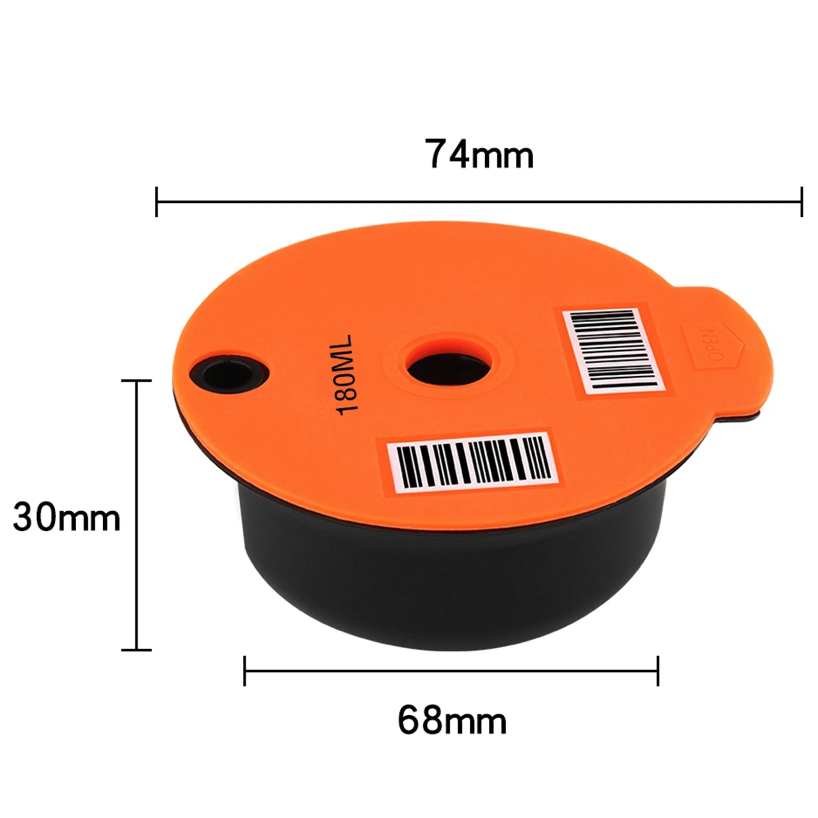 

PP Coffee Capsule Pod Cup with Stainless Steel Filter for Bosch 60/180ml