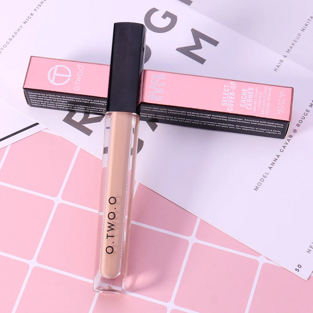 

O.TWO.O Liquid Makeup Concealer Full Coverage Eye Cosmetic 4 Colors Whitening Cream Moisturizing Face Contour Cosmetics