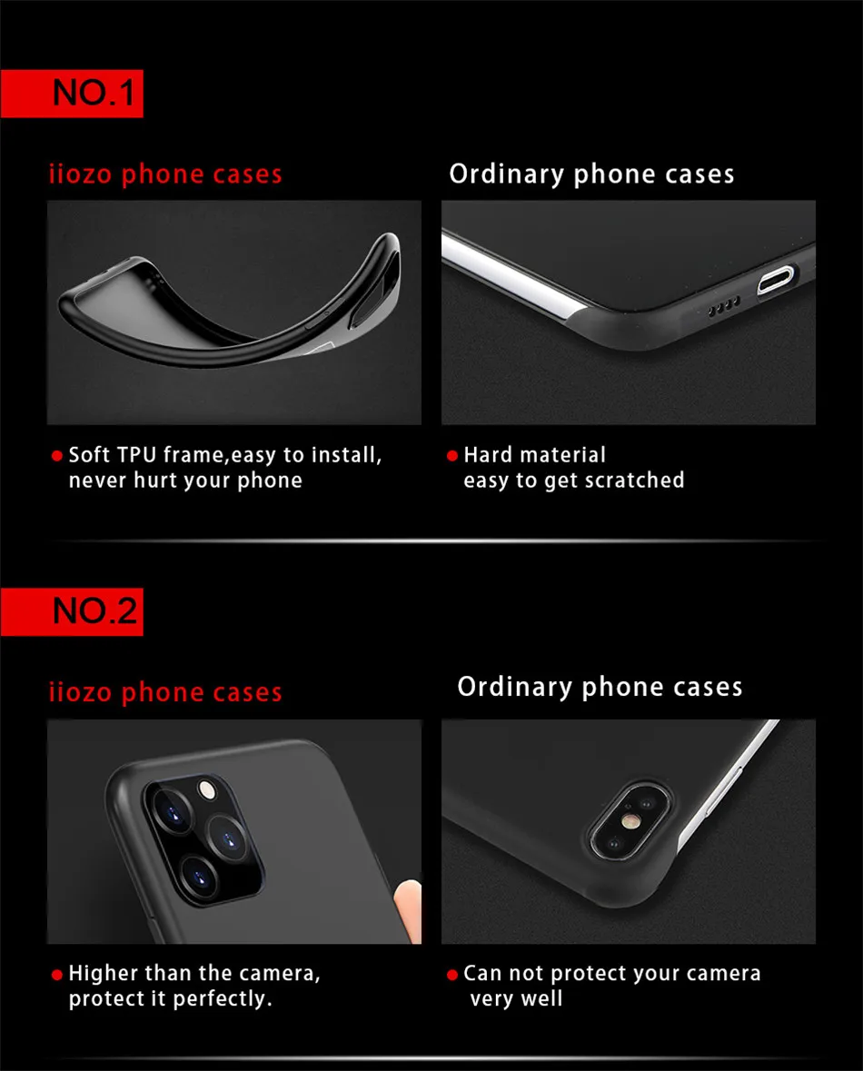 Lovebay Пары Любовь Сердце Простой чехол для телефона для iPhone 11 Pro Max X XS XR Xs Max 6 6s 7 8 Plus Мягкий ТПУ силиконовый чехол