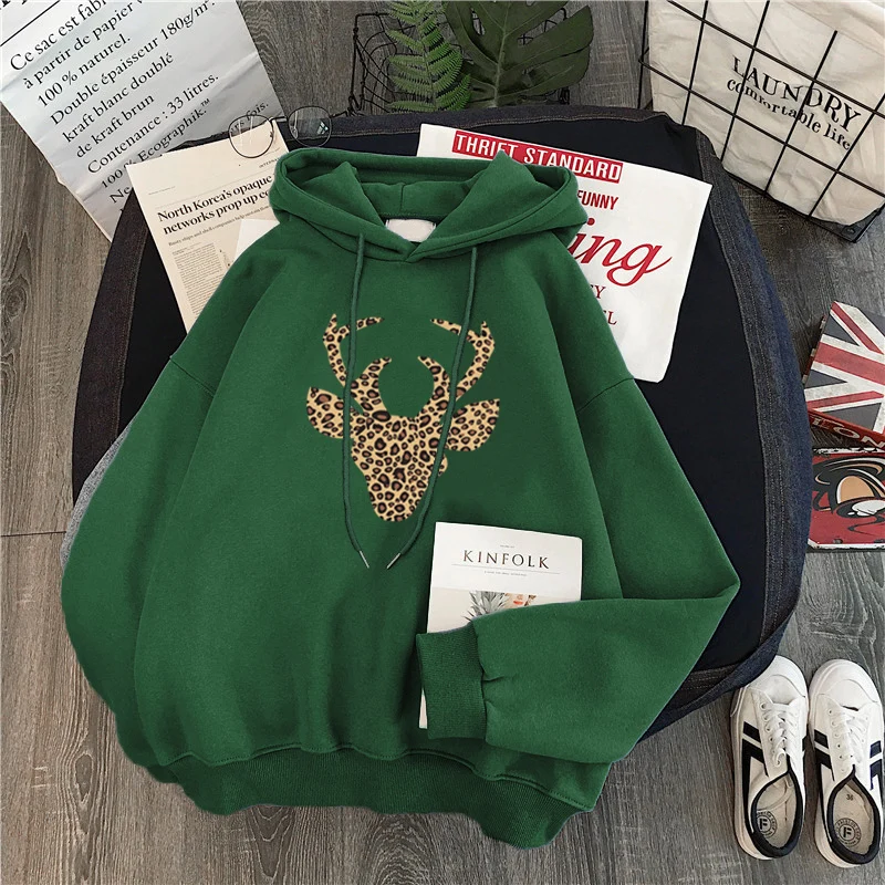 худи для женщин Hoodie sweatshirts women thick moletom feminino hoodies aesthetic autumn warm sweetshirts oversized winter print