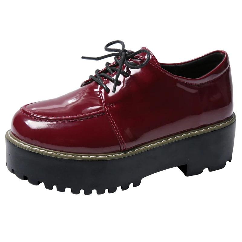 Новинка сезон весна-осень однотонная женская обувь на плоской подошве лоферы из