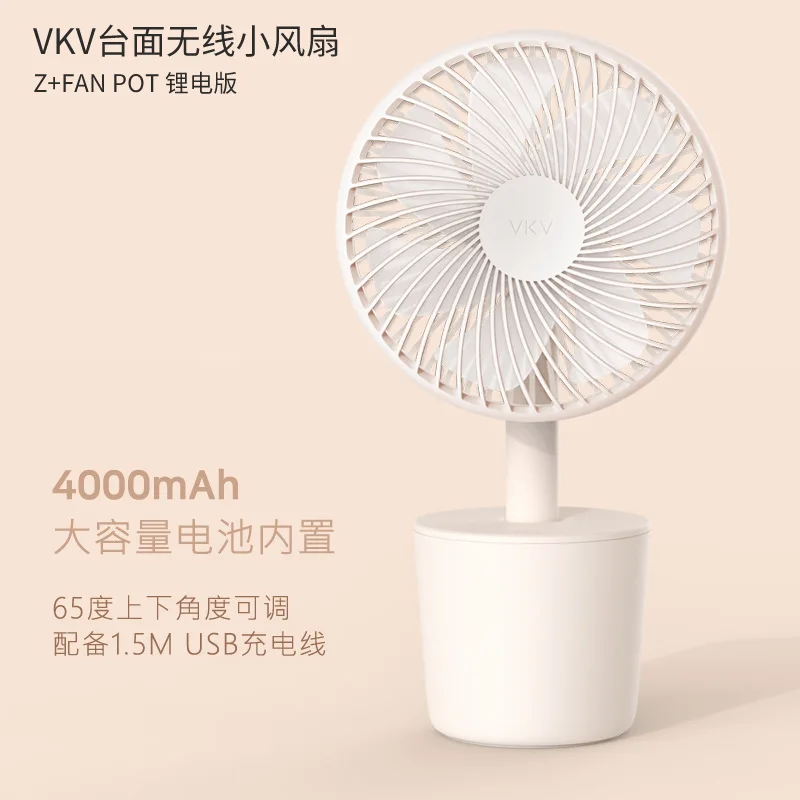 

2021 small electric fan mini fan dormitory USB small table fan desktop mute student large wind charging electric fan